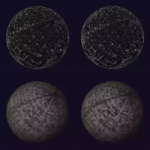 Scifi Artificial Moon Shader 008
