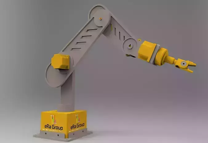 Robotic arm complete parametric model 3D model