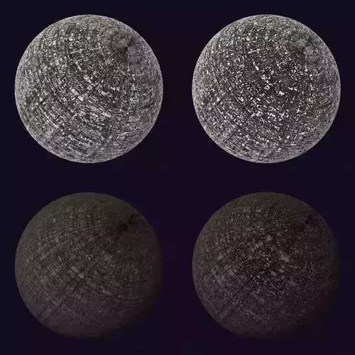Scifi Artificial Moon Shader 010