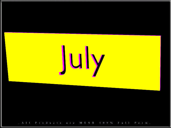 July - C mesh Low-poly 3D model_1