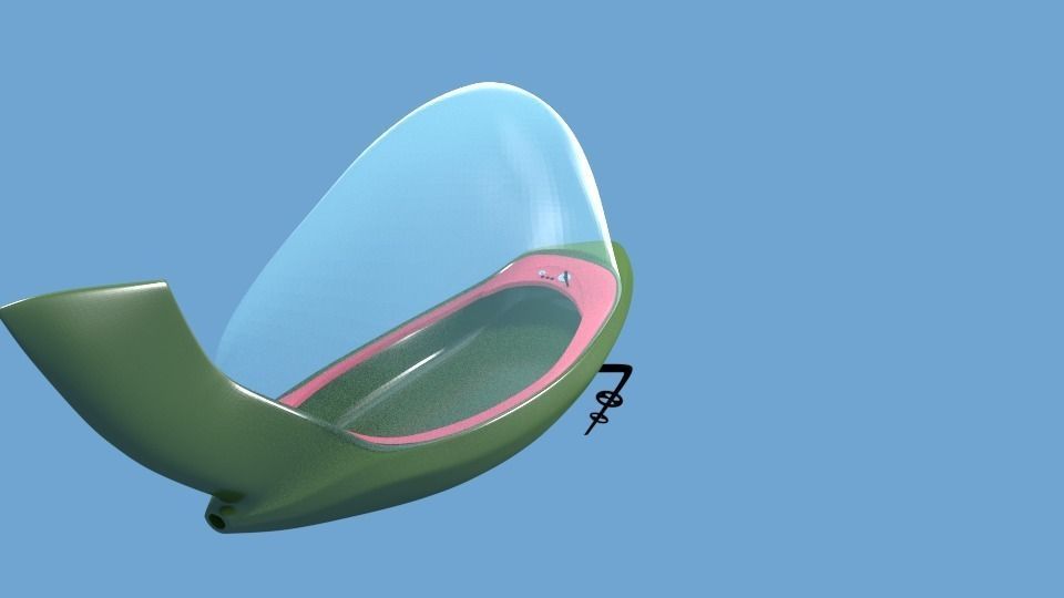 Jetsons Space Ship Free 3D model_2