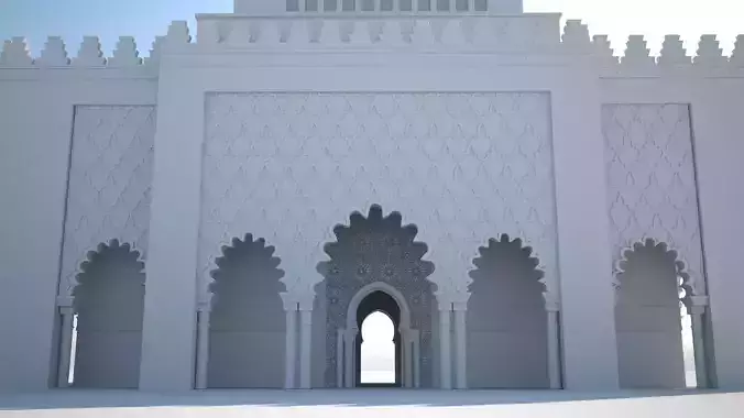 Mausoleum of Mohammed V 3D
