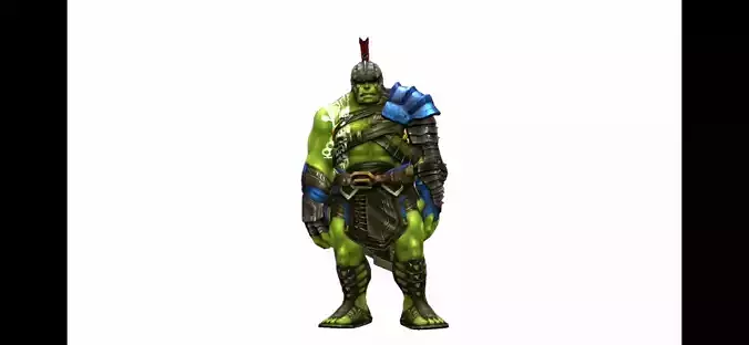 Hulk Thor Ragnarok Model With Texture 3D model