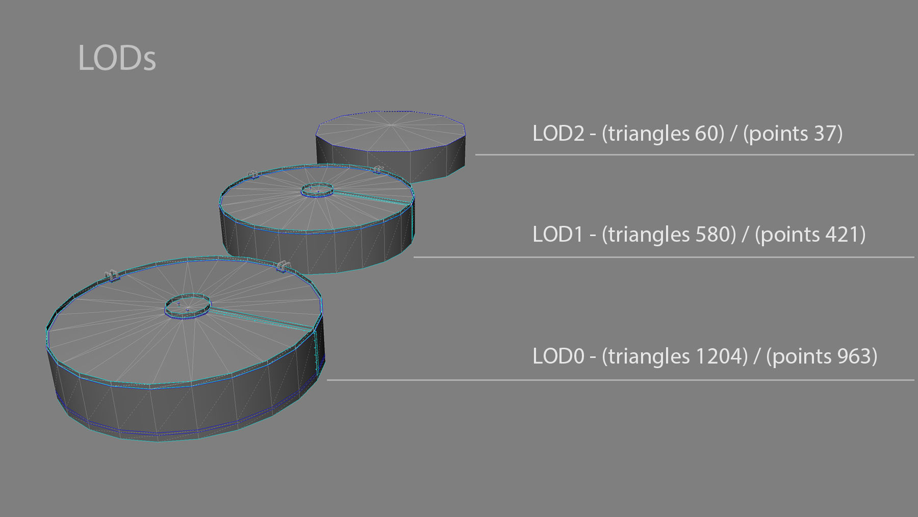 FuelTank 02 with Damage Low-poly 3D model_17