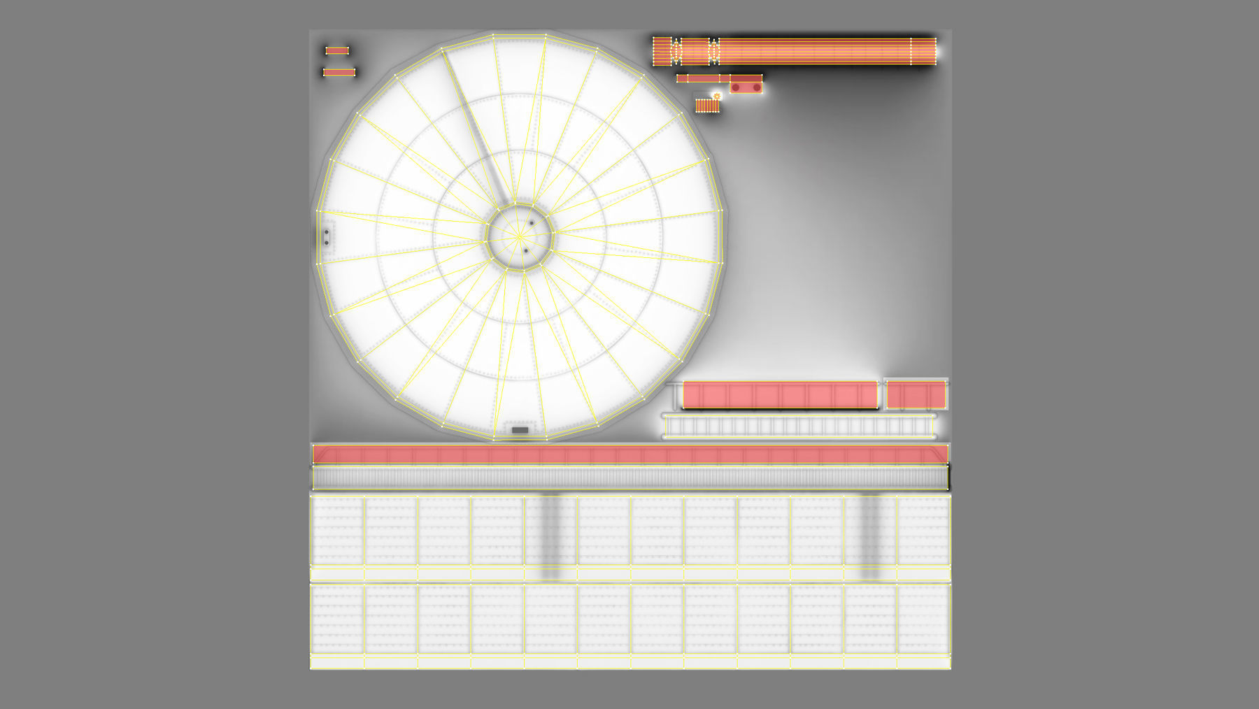 FuelTank 02 with Damage Low-poly 3D model_16