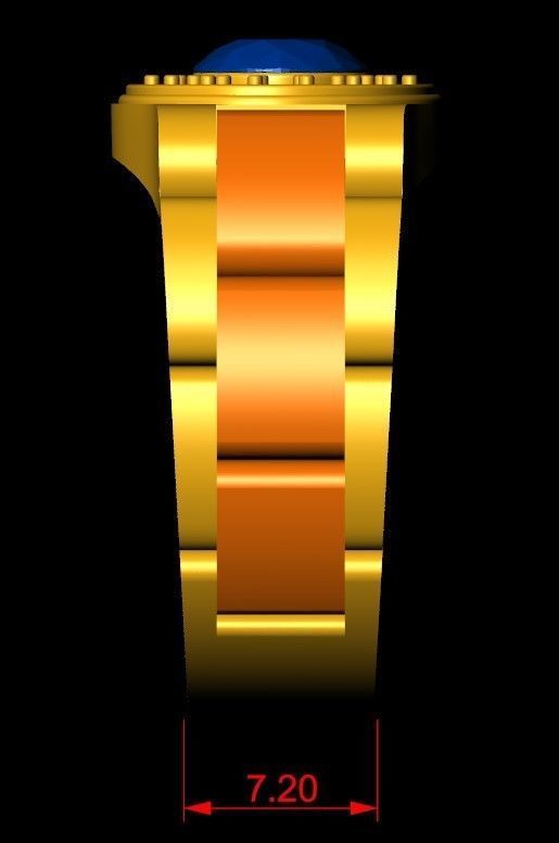   MEN RING 01 3D print model_9