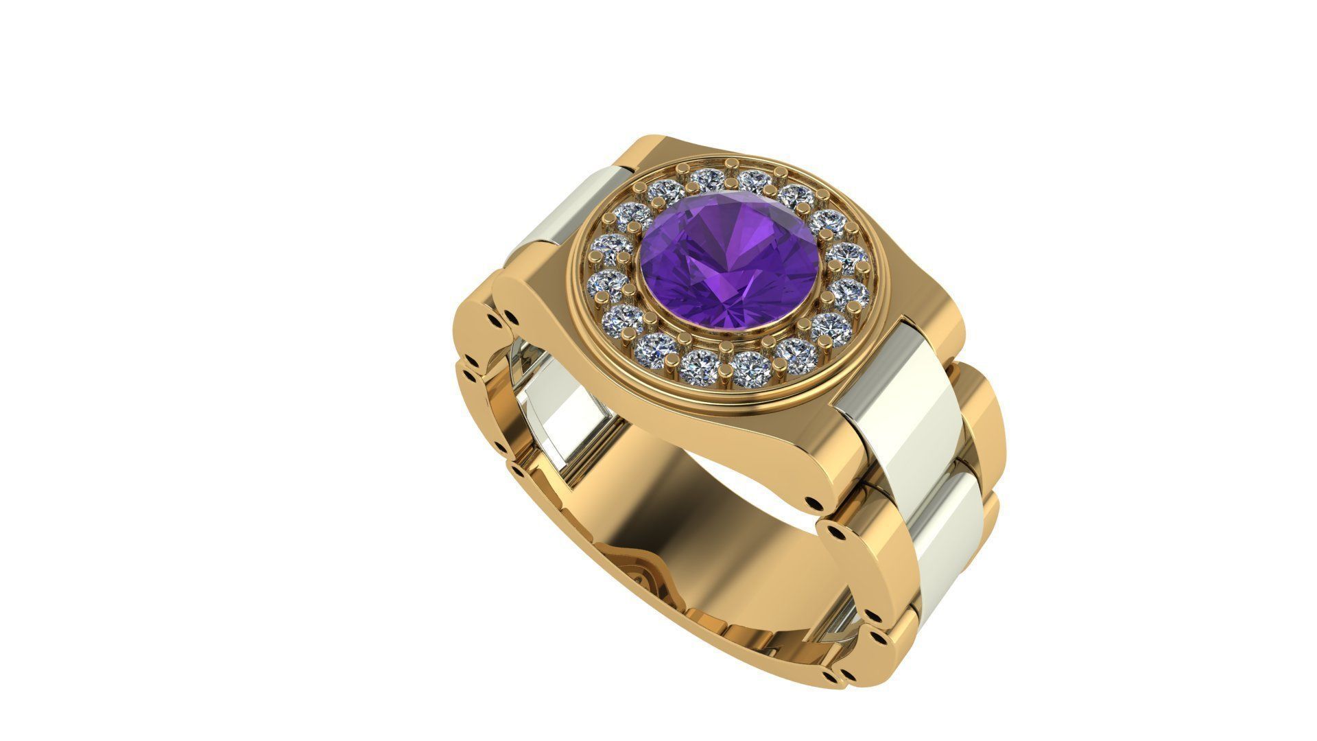   MEN RING 01 3D print model_2