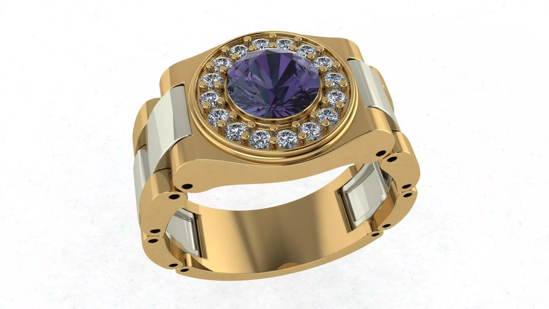   MEN RING 01 3D print model_0