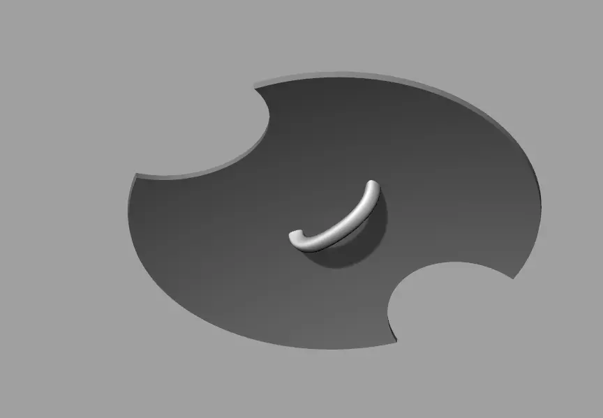 LARP printable shield 3D print model_0