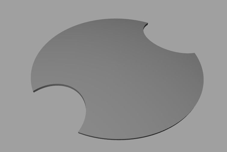 LARP printable shield 3D print model_1