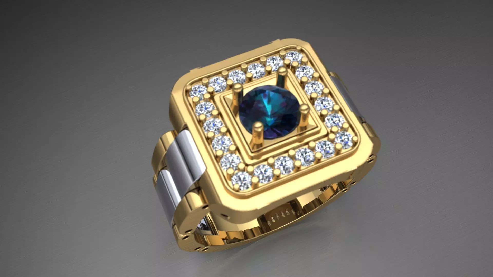 MEN RING 02 3D print model