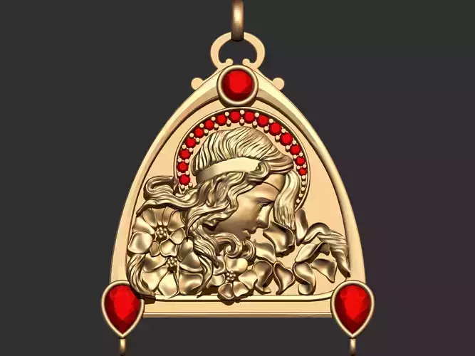 Juliet Pendant Ready For 3D Print