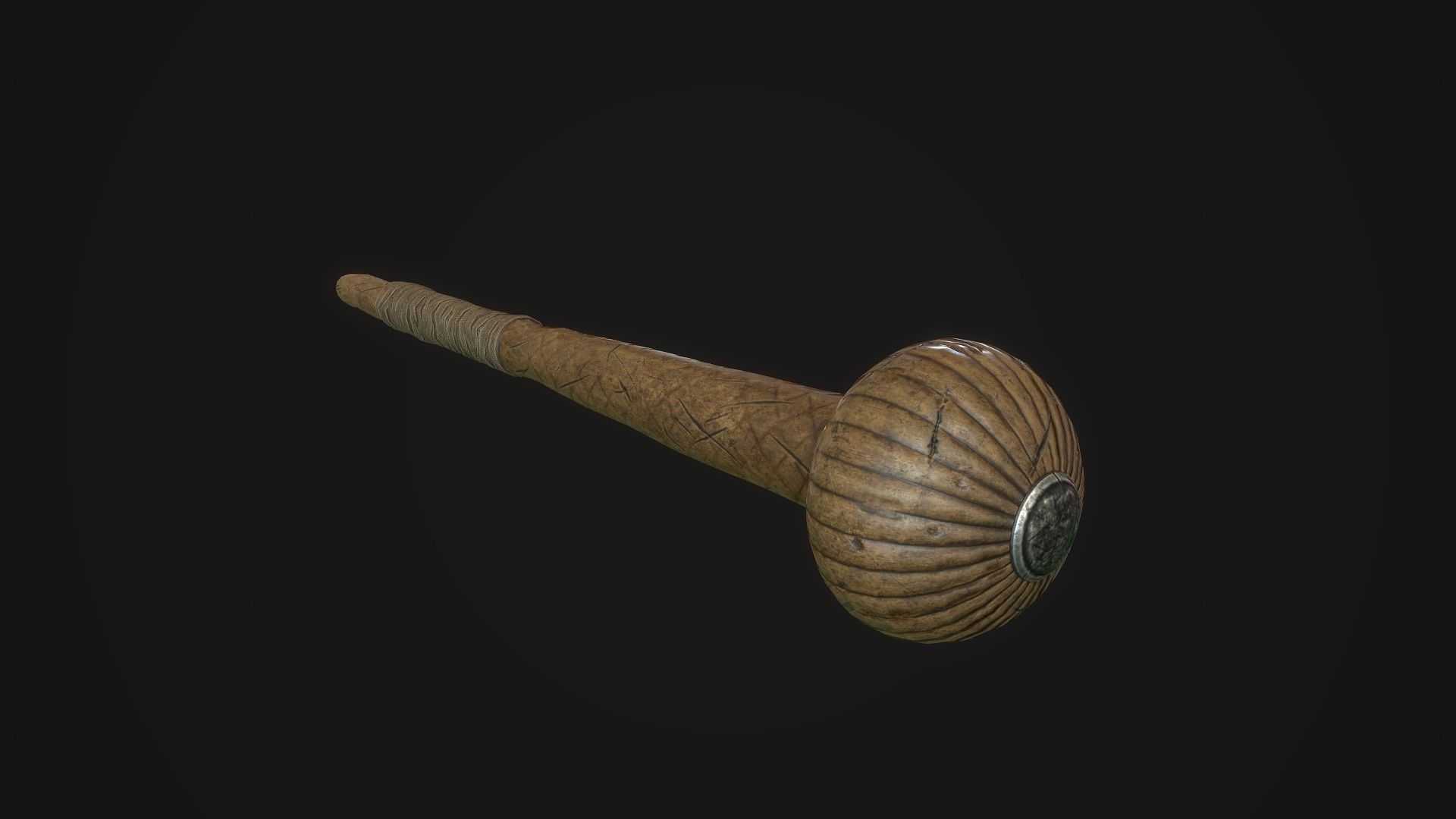 Kerrie Zulu Mace Low-poly 3D model_1