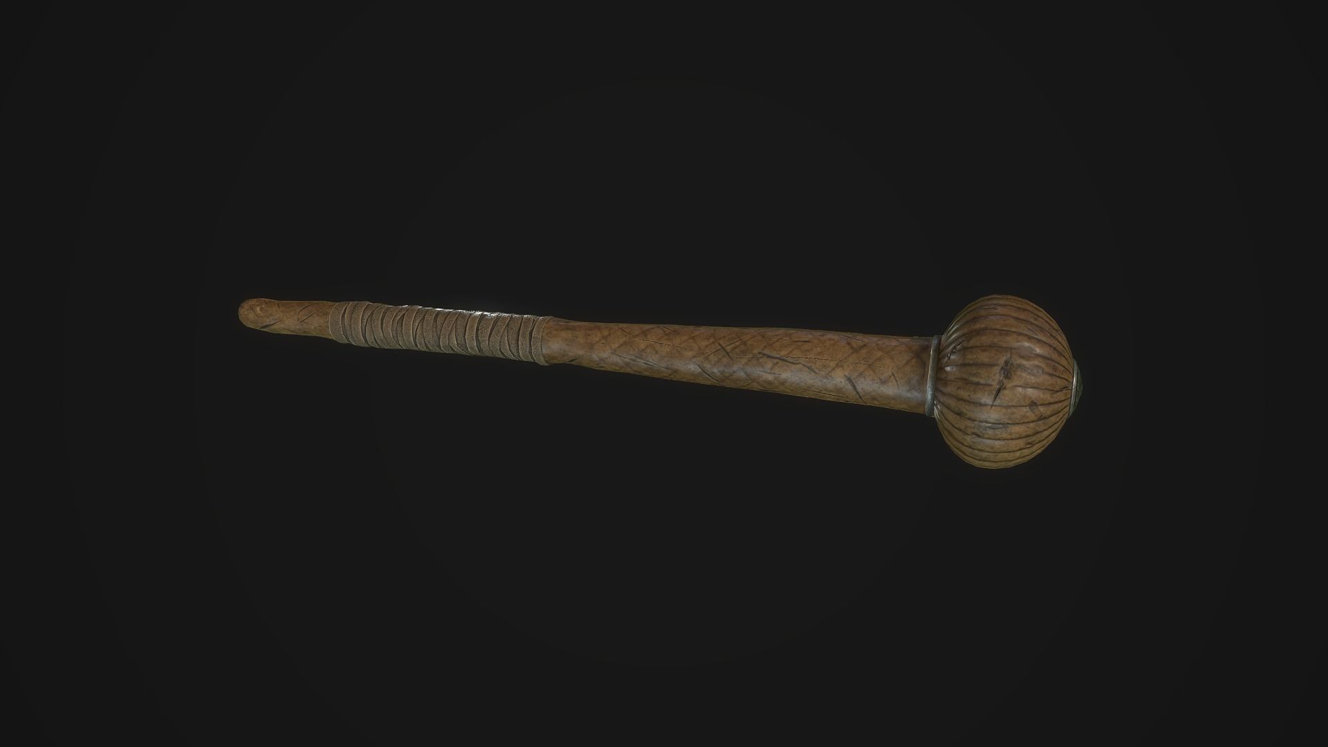 Kerrie Zulu Mace Low-poly 3D model_5