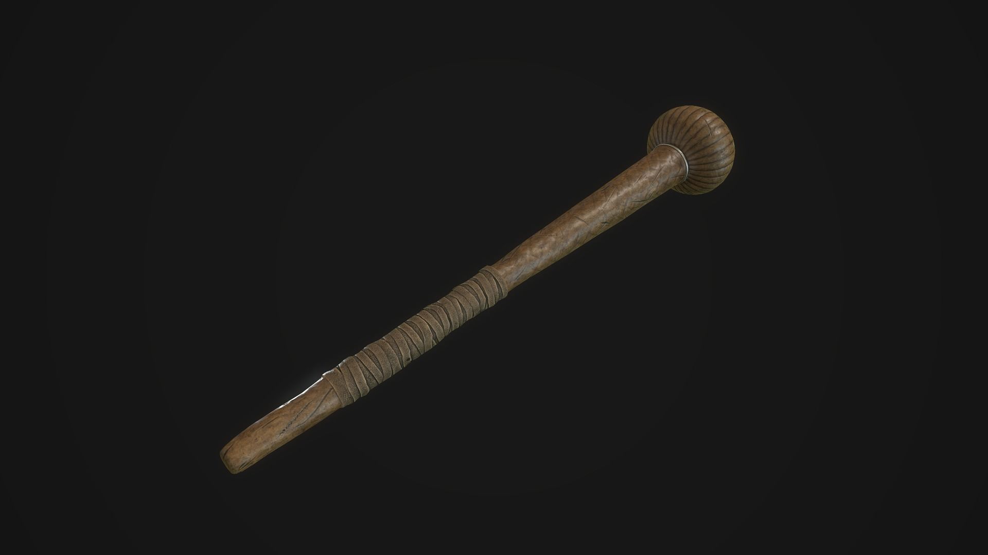 Kerrie Zulu Mace Low-poly 3D model_3