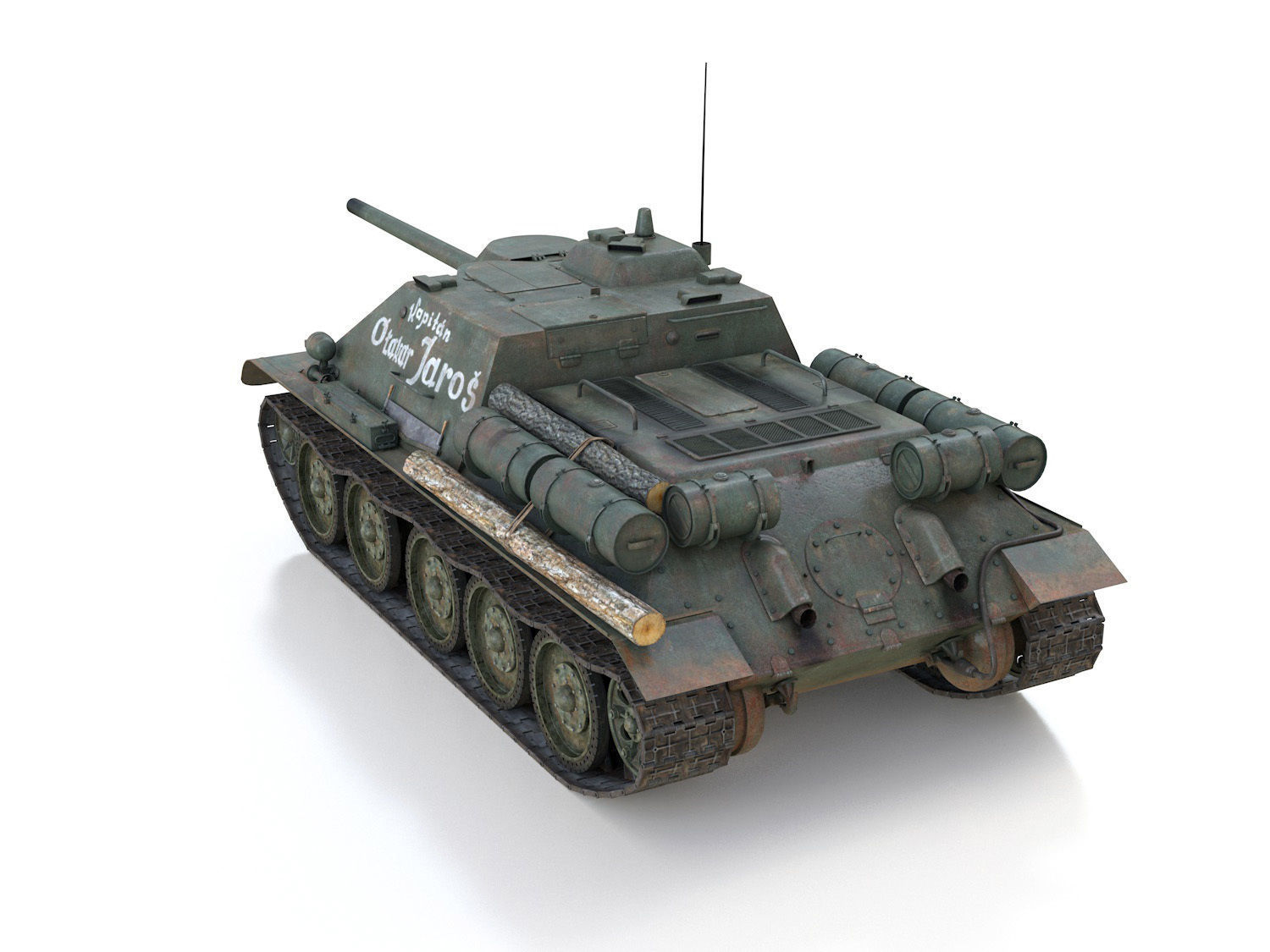 SU-85 - Kapitan Otakar Jaros 3D model_4