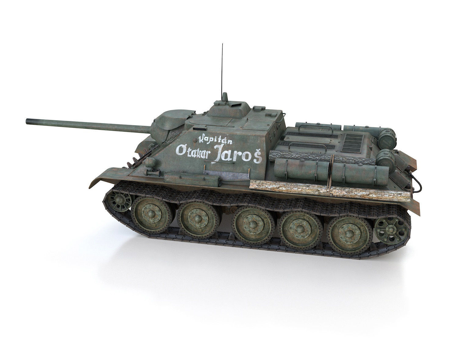 SU-85 - Kapitan Otakar Jaros 3D model_3