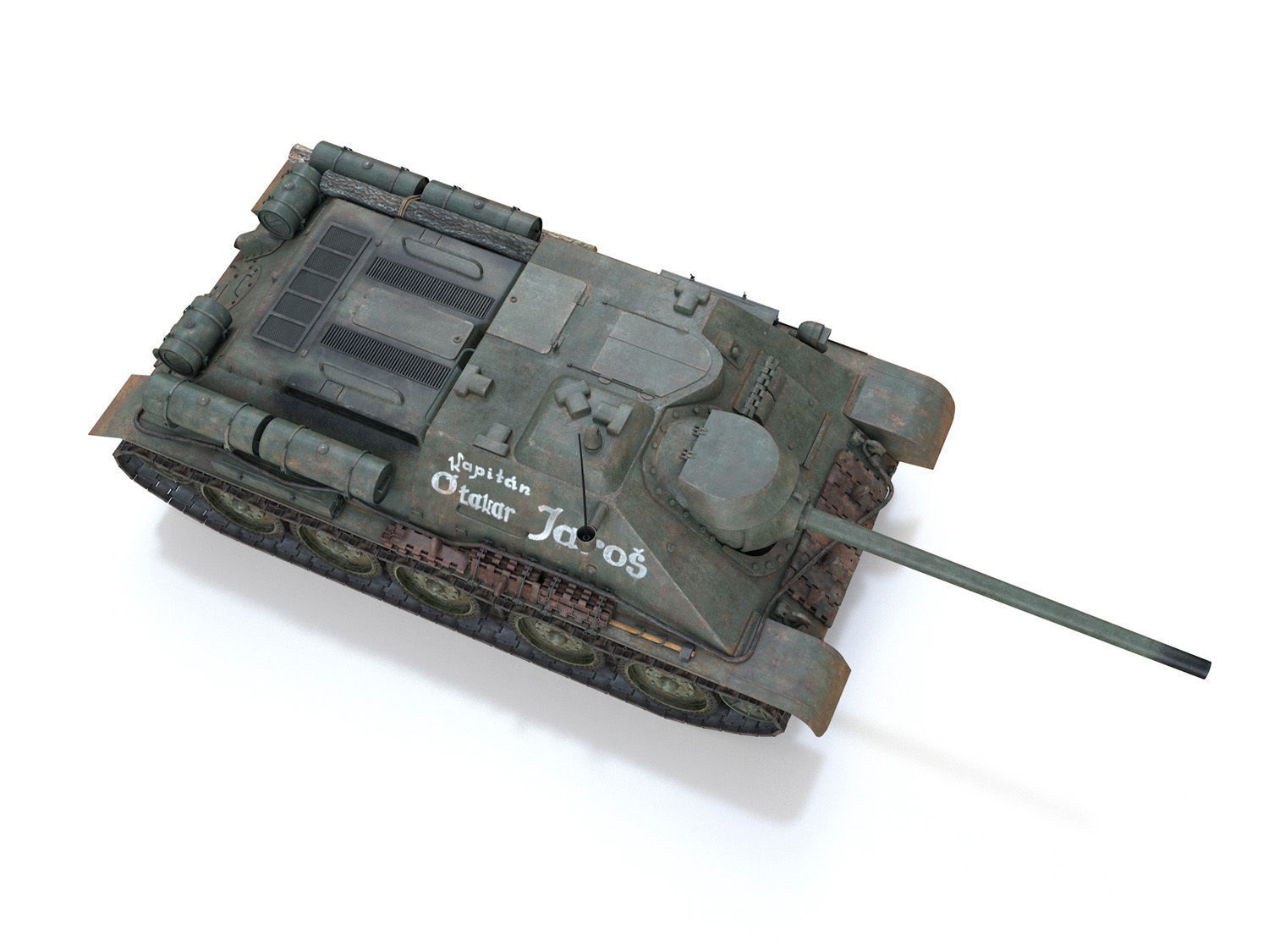 SU-85 - Kapitan Otakar Jaros 3D model_6