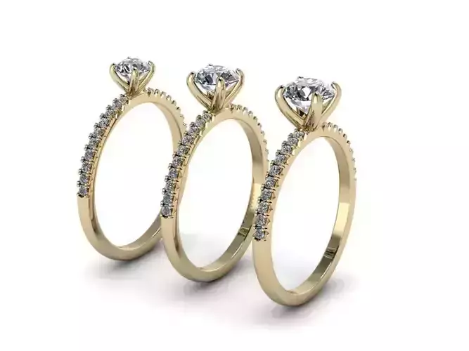 Jewelry Rings NINE RINGS  007 3D print model