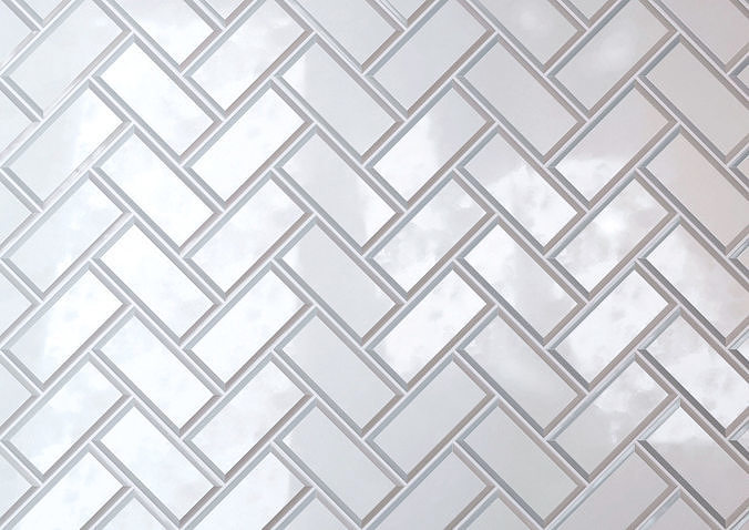 White Tile material Seamless Texture