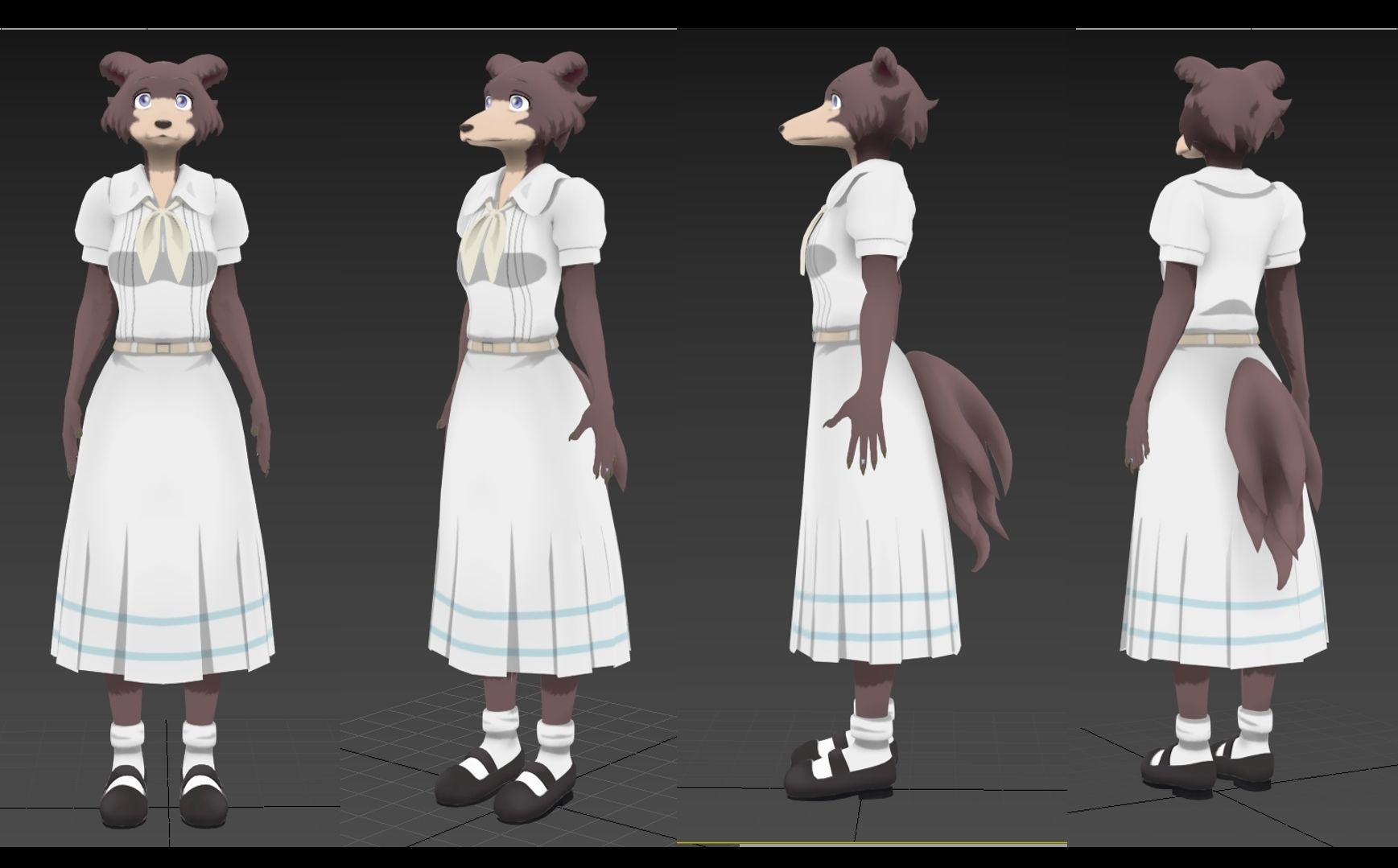 Juno Beastars Anime 3D model_1