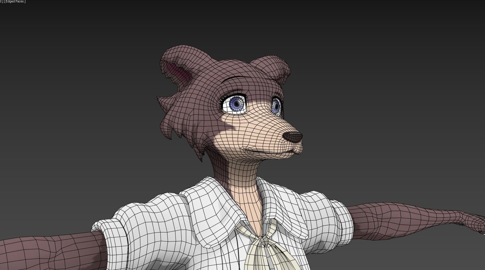 Juno Beastars Anime 3D model_4