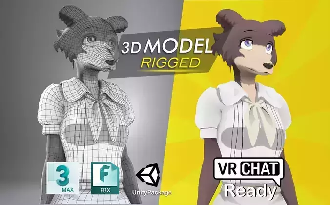 Juno Beastars Anime 3D model