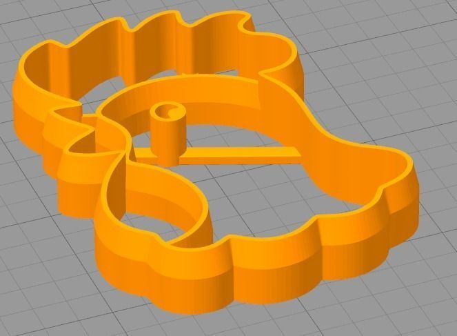 Cockerel Cookie Cutter 3D print model_3