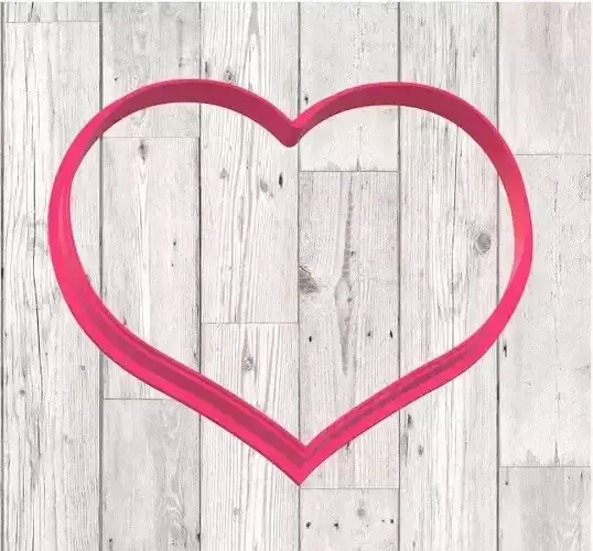 Heart 6 shape cookie cutter