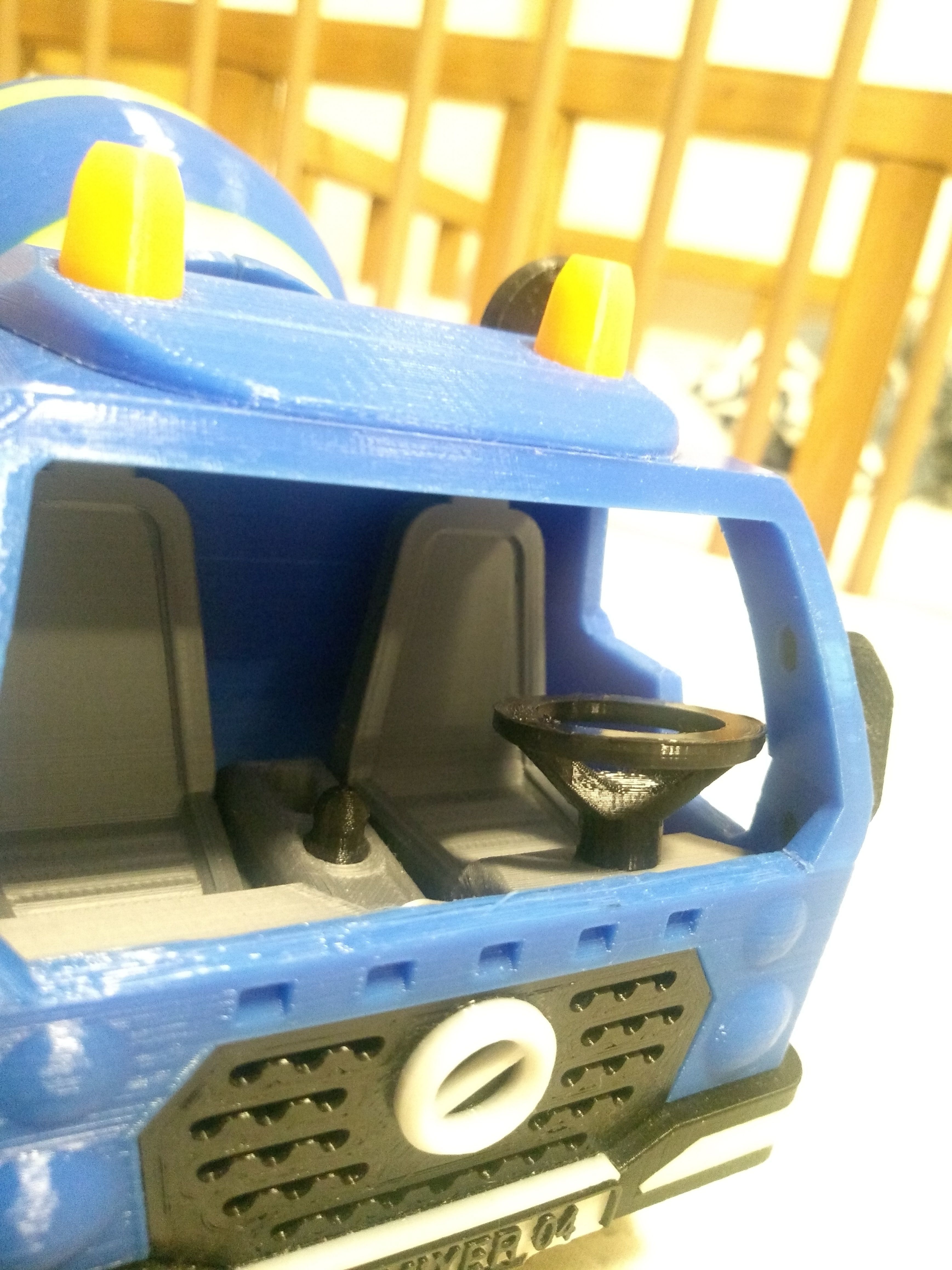 Concrete mixer truck toy fully 3D printable 3D print model_7