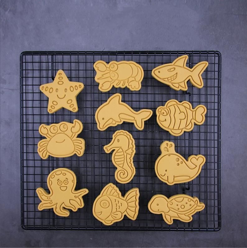 Ocean Animal Cookie Cutters set of 11 3D printable model