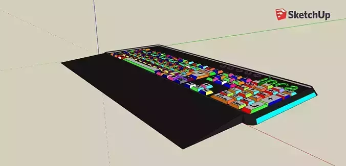 Oyuncu Kilavyesi 3D model