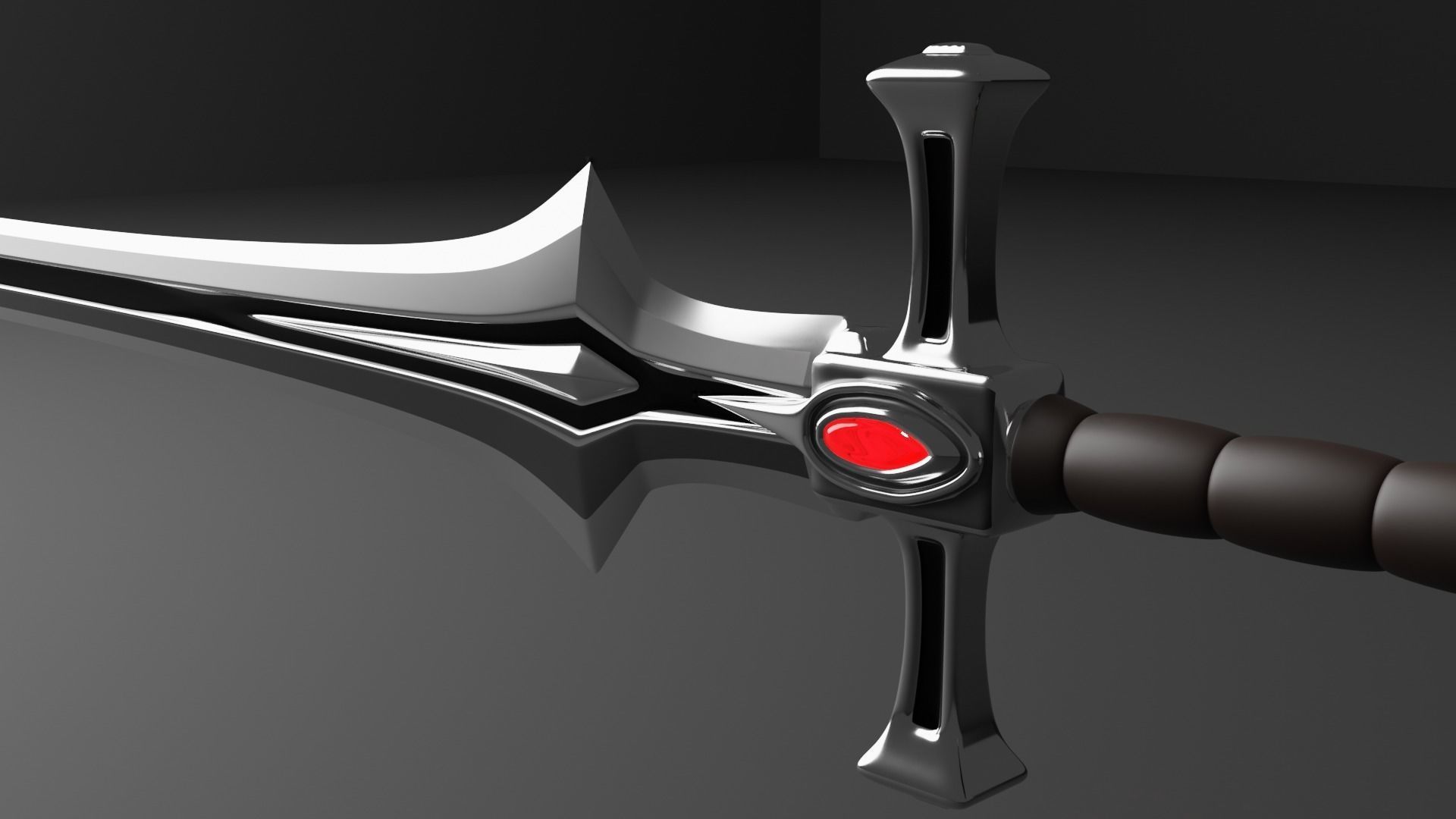RPG 2-handed Sword  3D model_2