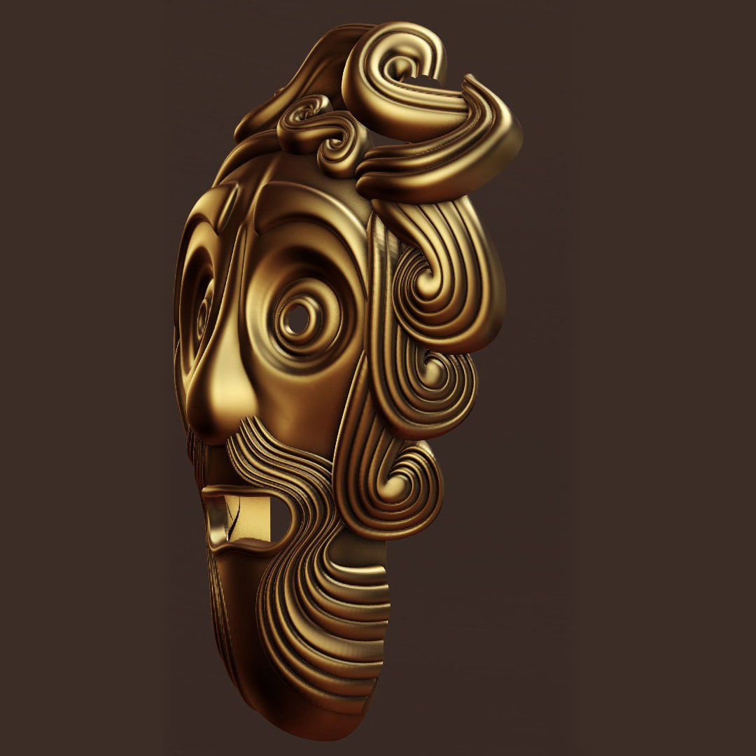 Mask of the Father Dark Souls Printable 3D print model_4