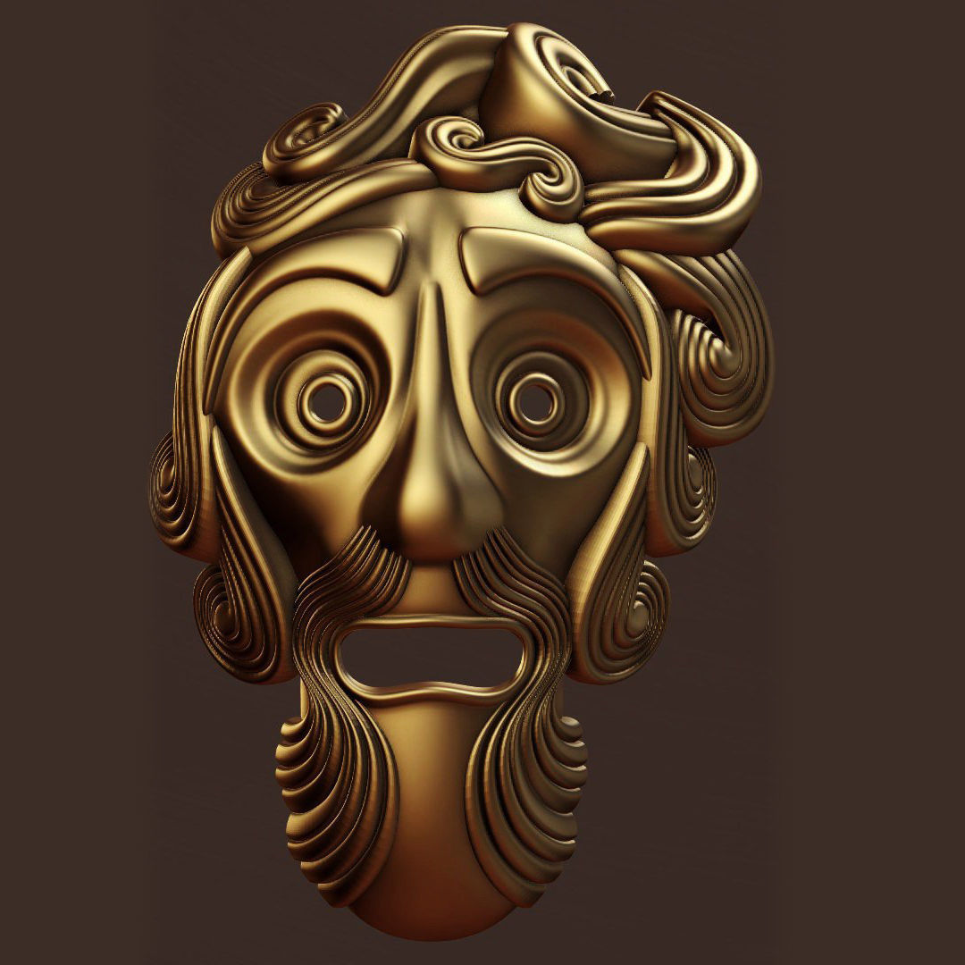 Mask of the Father Dark Souls Printable 3D print model_3