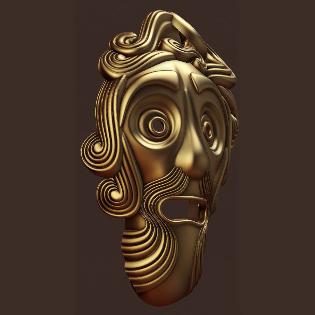 Mask of the Father Dark Souls Printable 3D print model_2