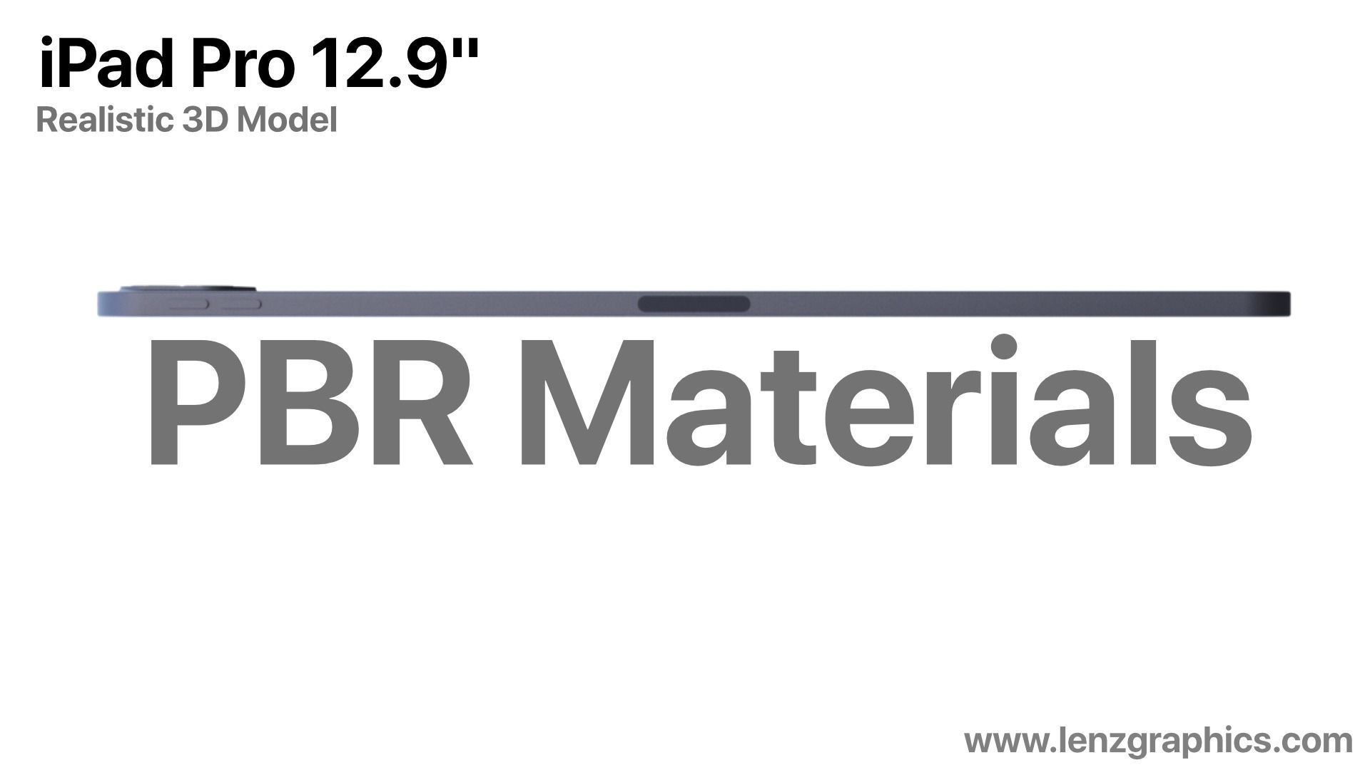 2020 iPad Pro 3D model_1