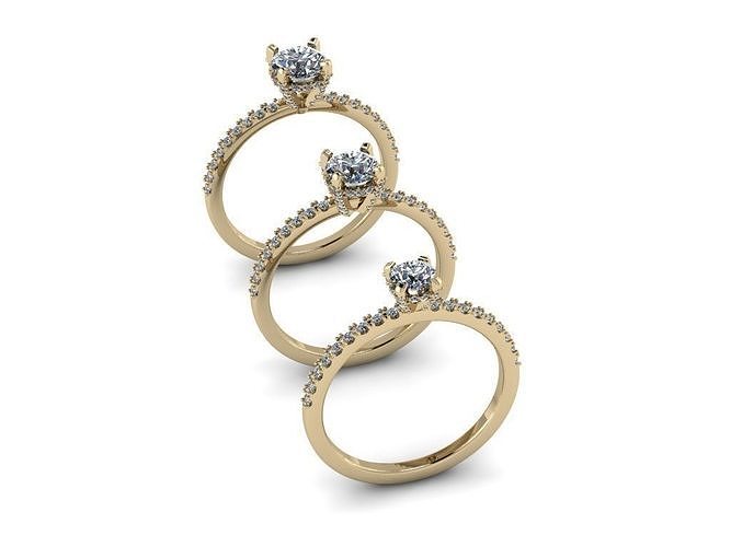 Jewelry Rings NINE RINGS 010 3D print model