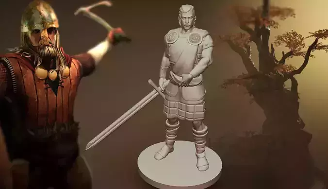 Highlander Figure 3D model