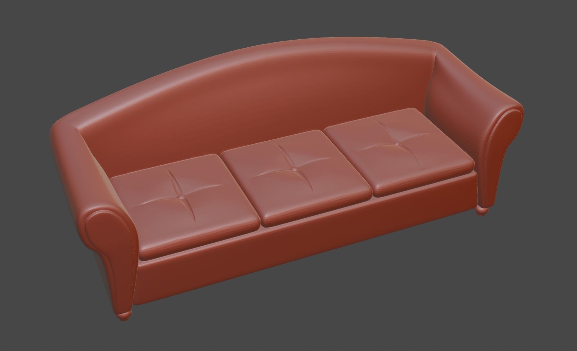 Sofa - Couch 3D print model_1