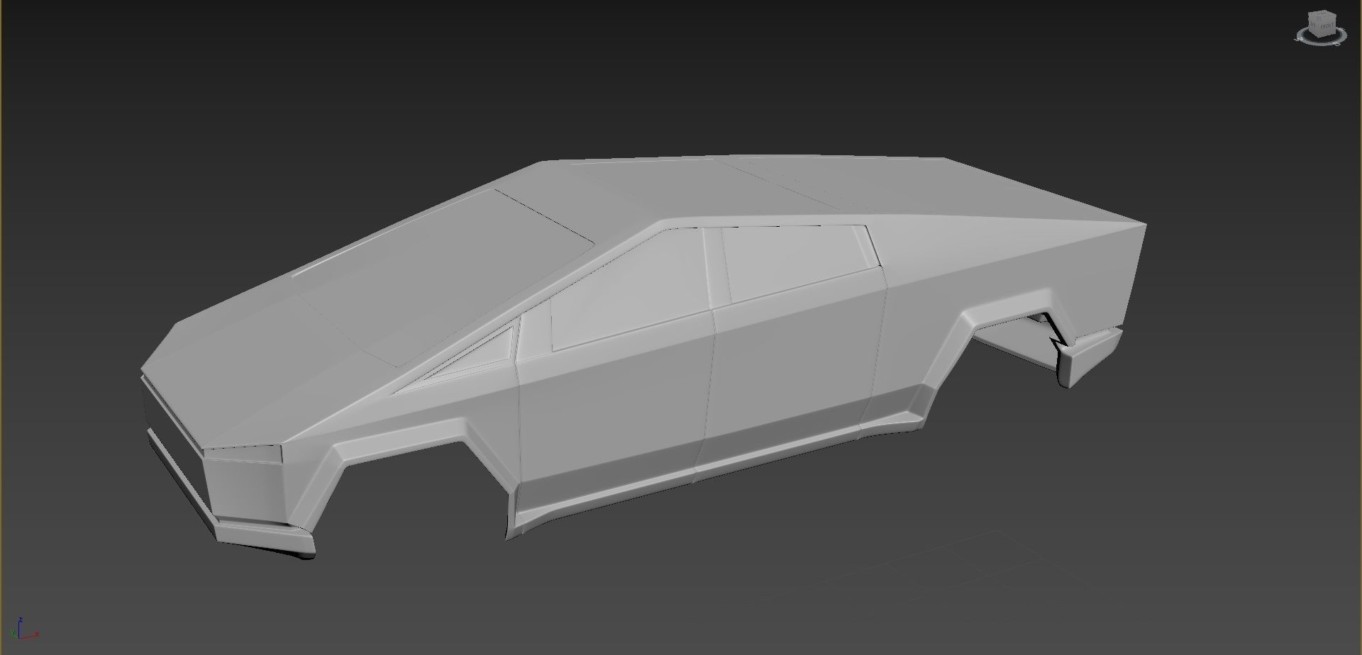 Tesla CyberTruck 3D print model_7