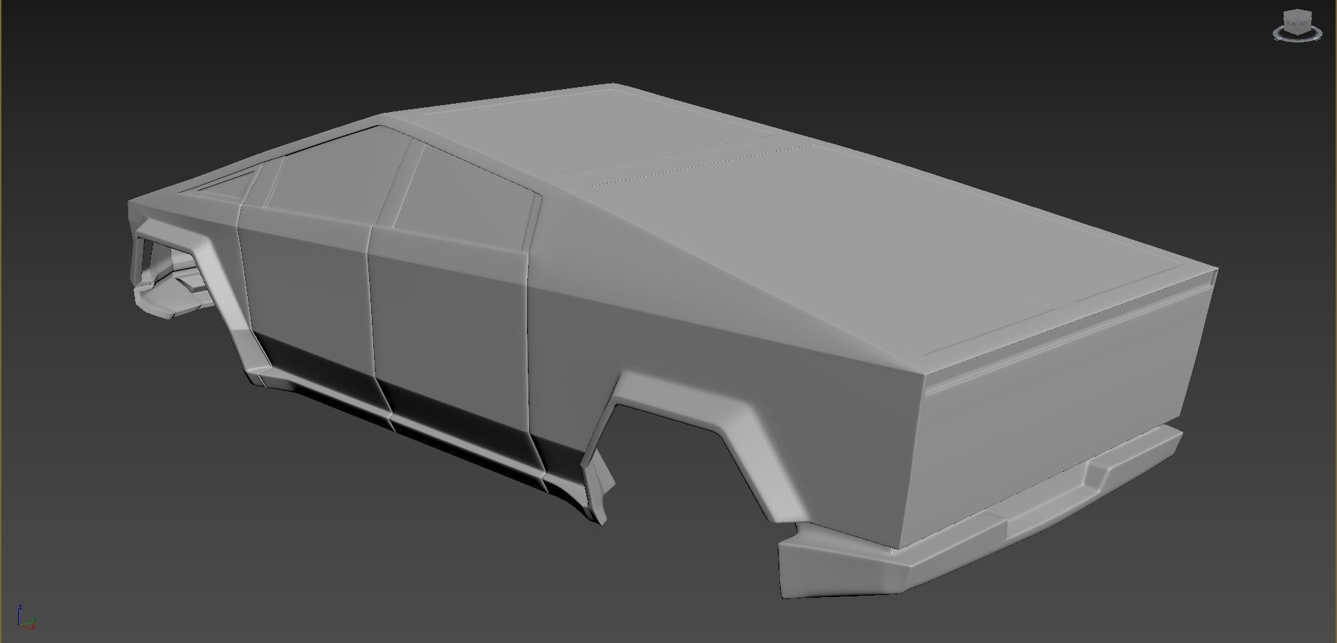 Tesla CyberTruck 3D print model_8
