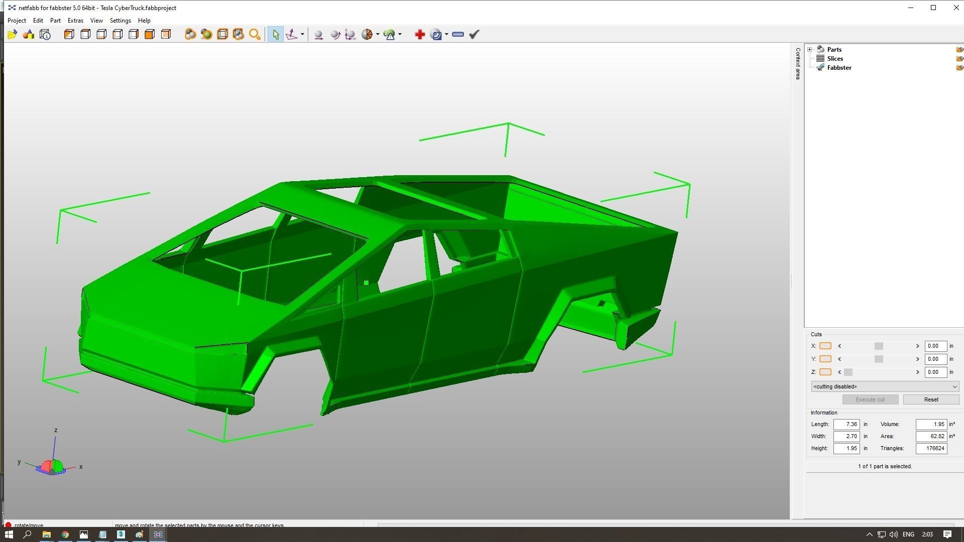 Tesla CyberTruck 3D print model_12