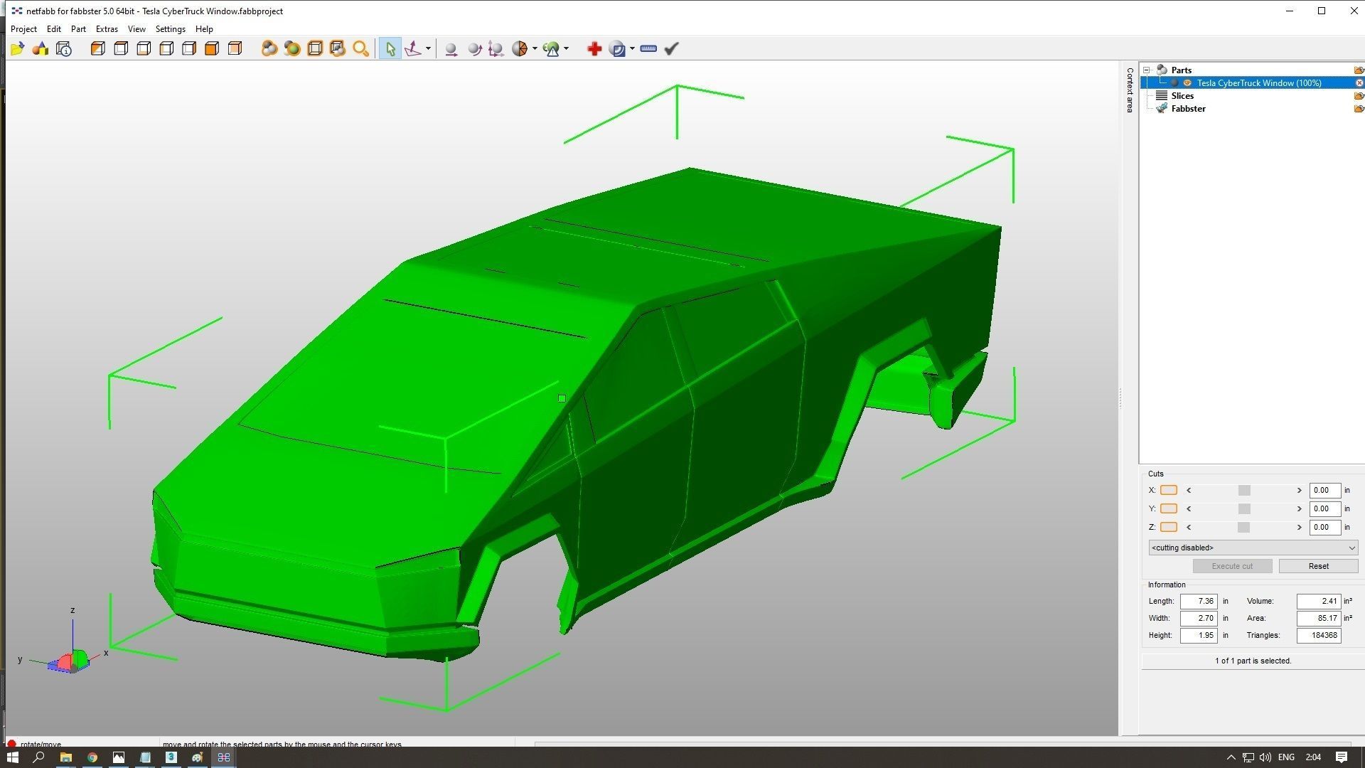 Tesla CyberTruck 3D print model_14