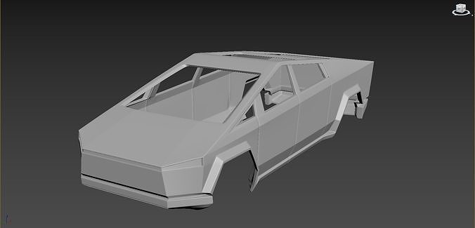 Tesla CyberTruck 3D print model