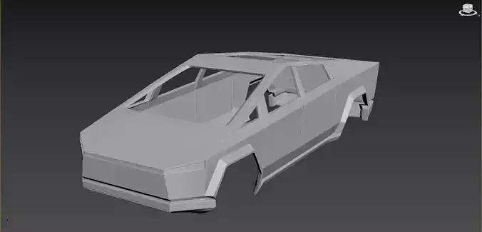 Tesla CyberTruck 3D print model