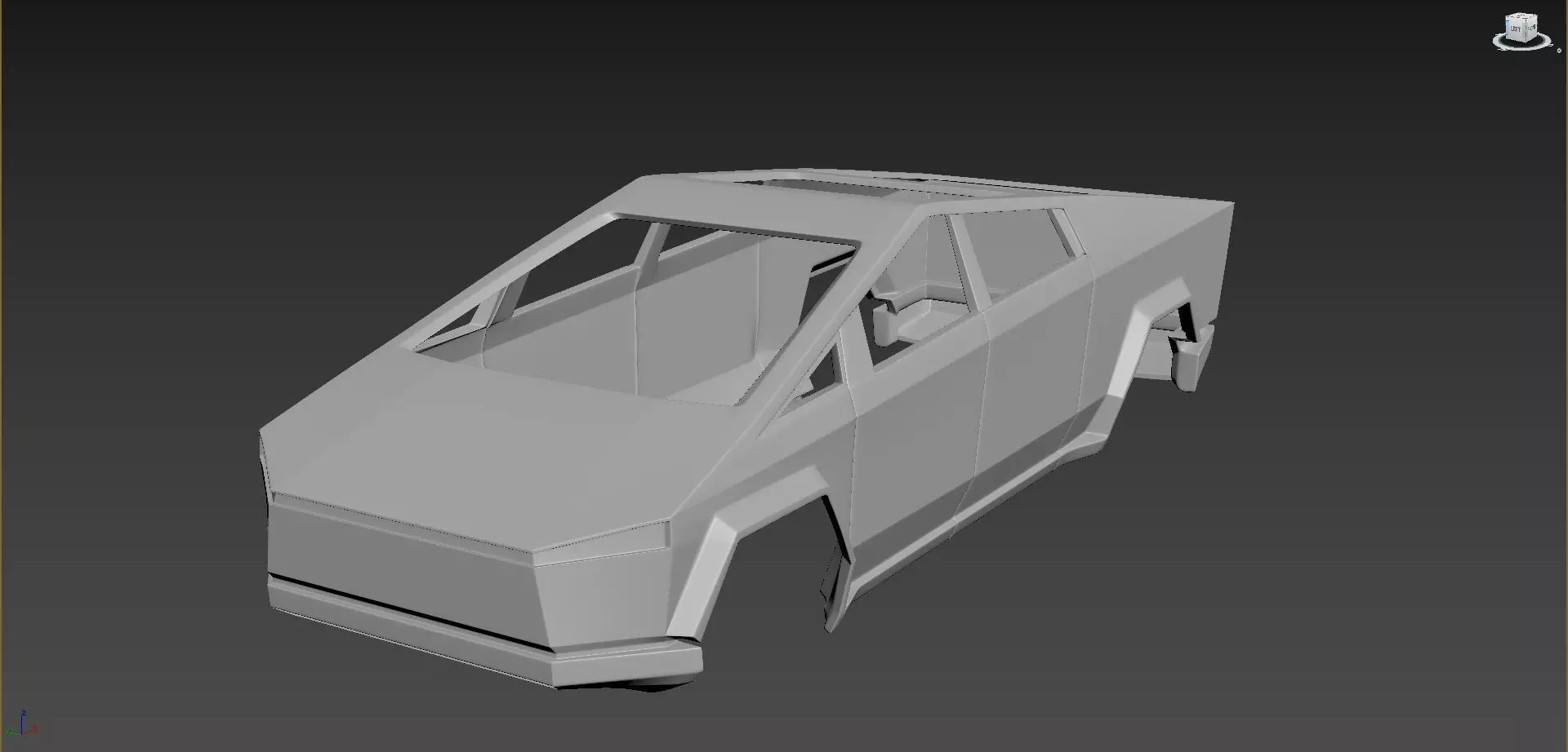 Tesla CyberTruck 3D print model_0