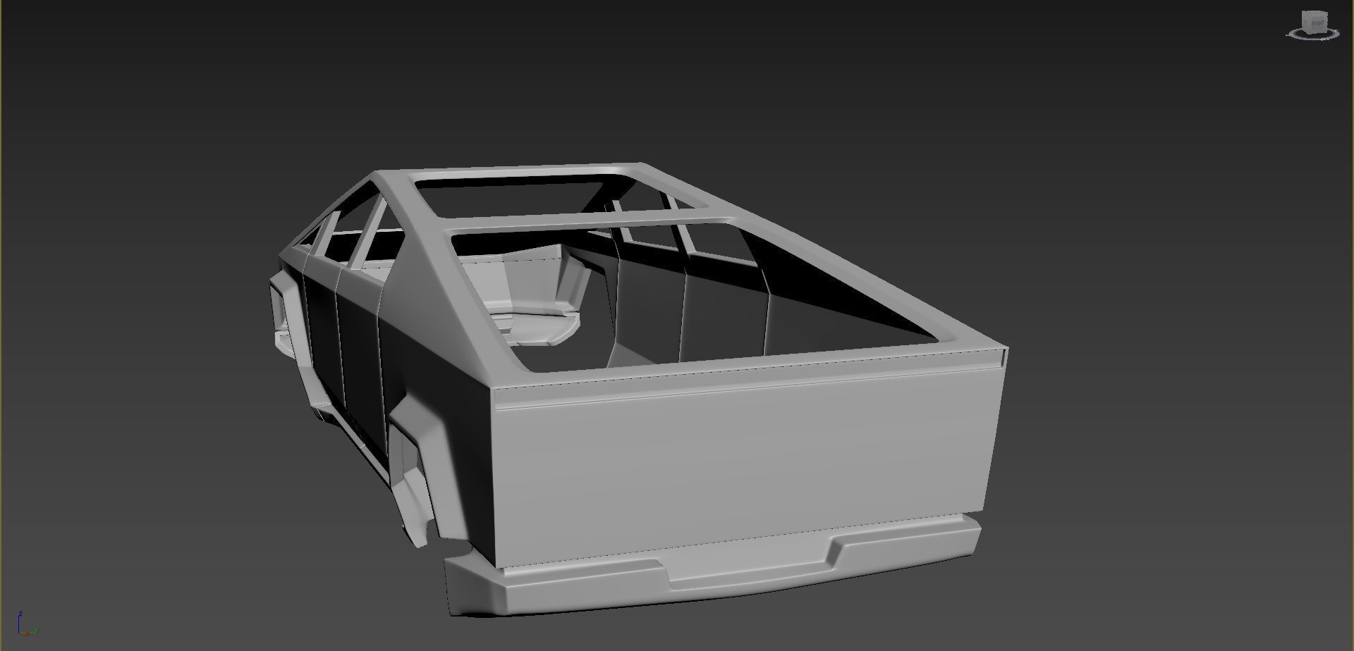 Tesla CyberTruck 3D print model_4