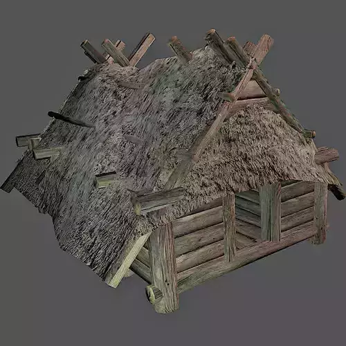 Next Gen AAA Wooden Hut - Enterable