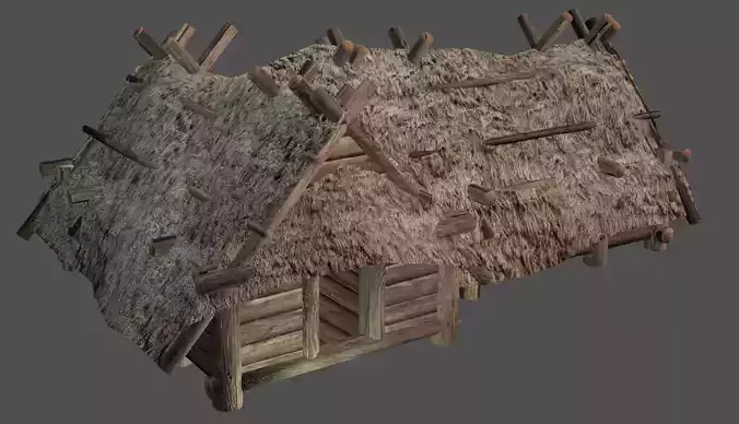  Next Gen AAA Big Wooden Hut - Enterable